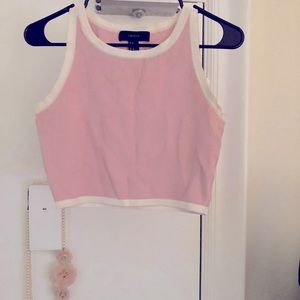 Pink crop top